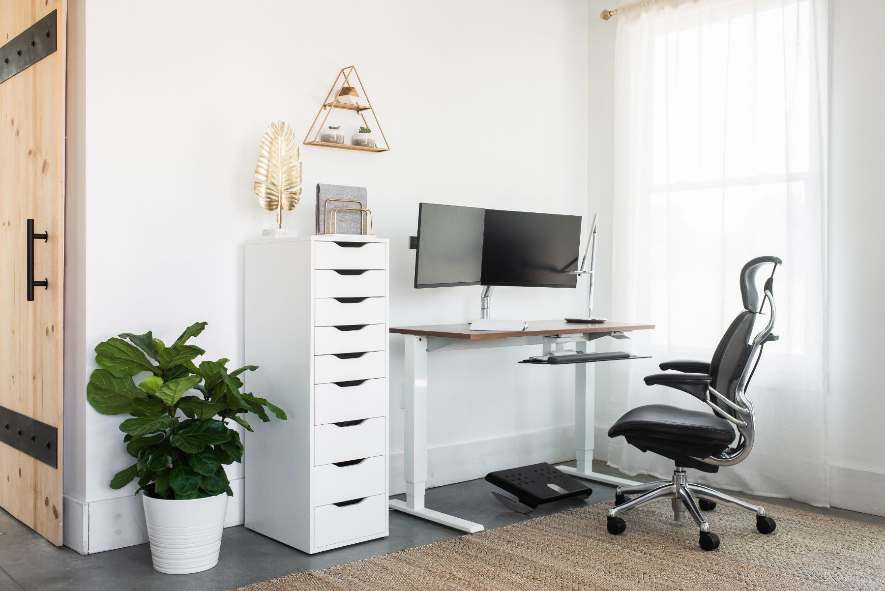 Escritorio sit-stand Humanscale Float